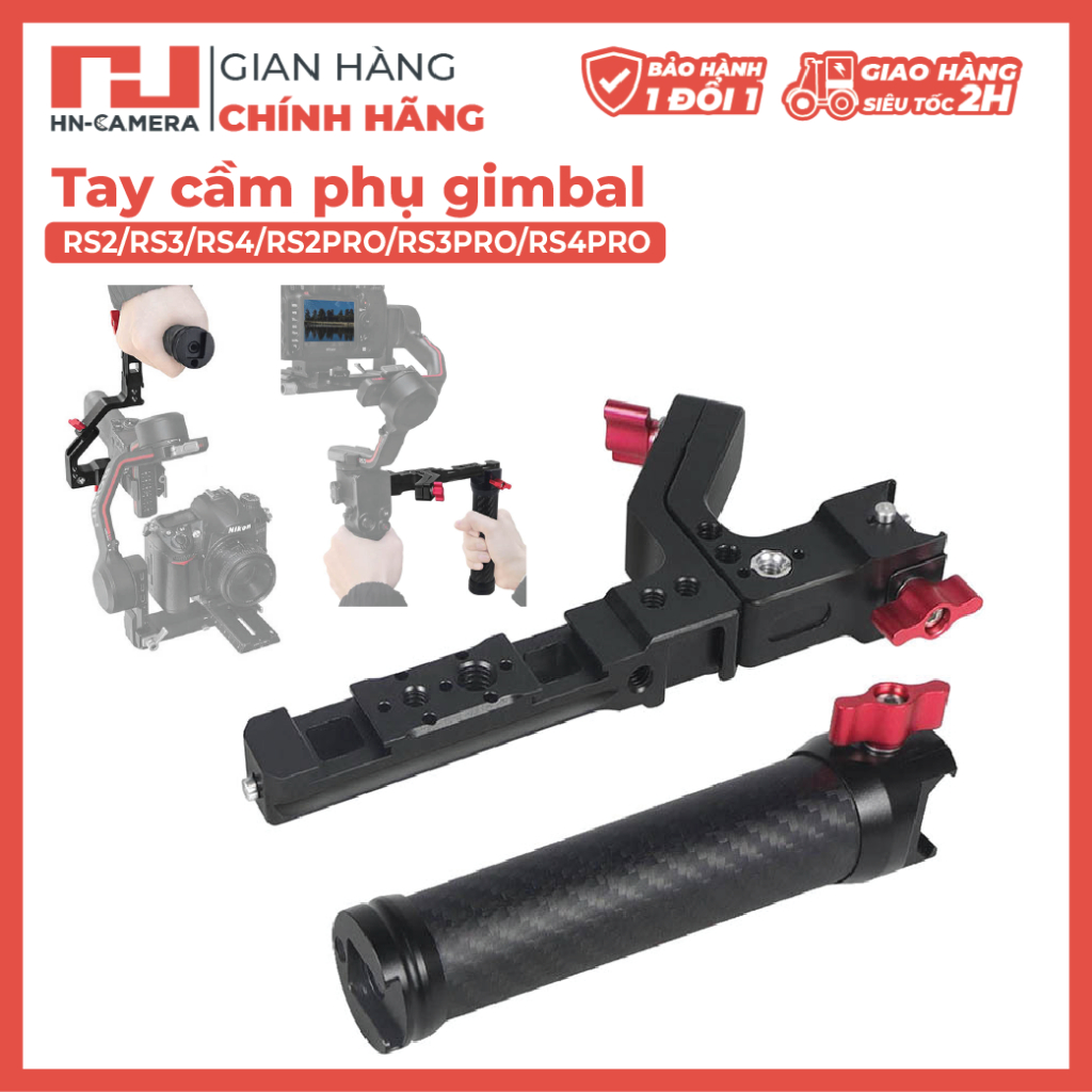 Tay cầm phụ ngang dọc cho DJI RSC2 / RS2 / RS3 / RS3 Pro / RS4 / RS4PRO