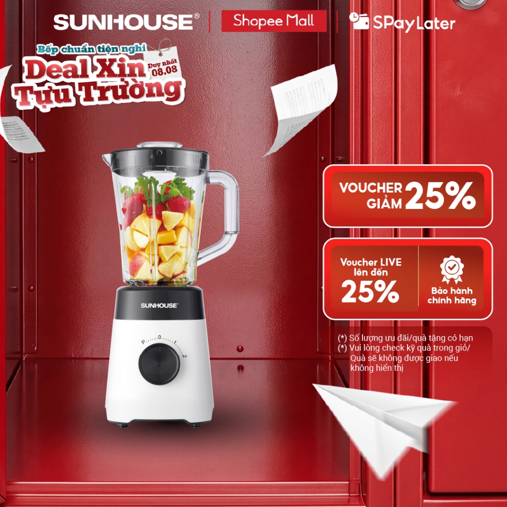Máy xay sinh tố đa năng Sunhouse SHD5114 450W