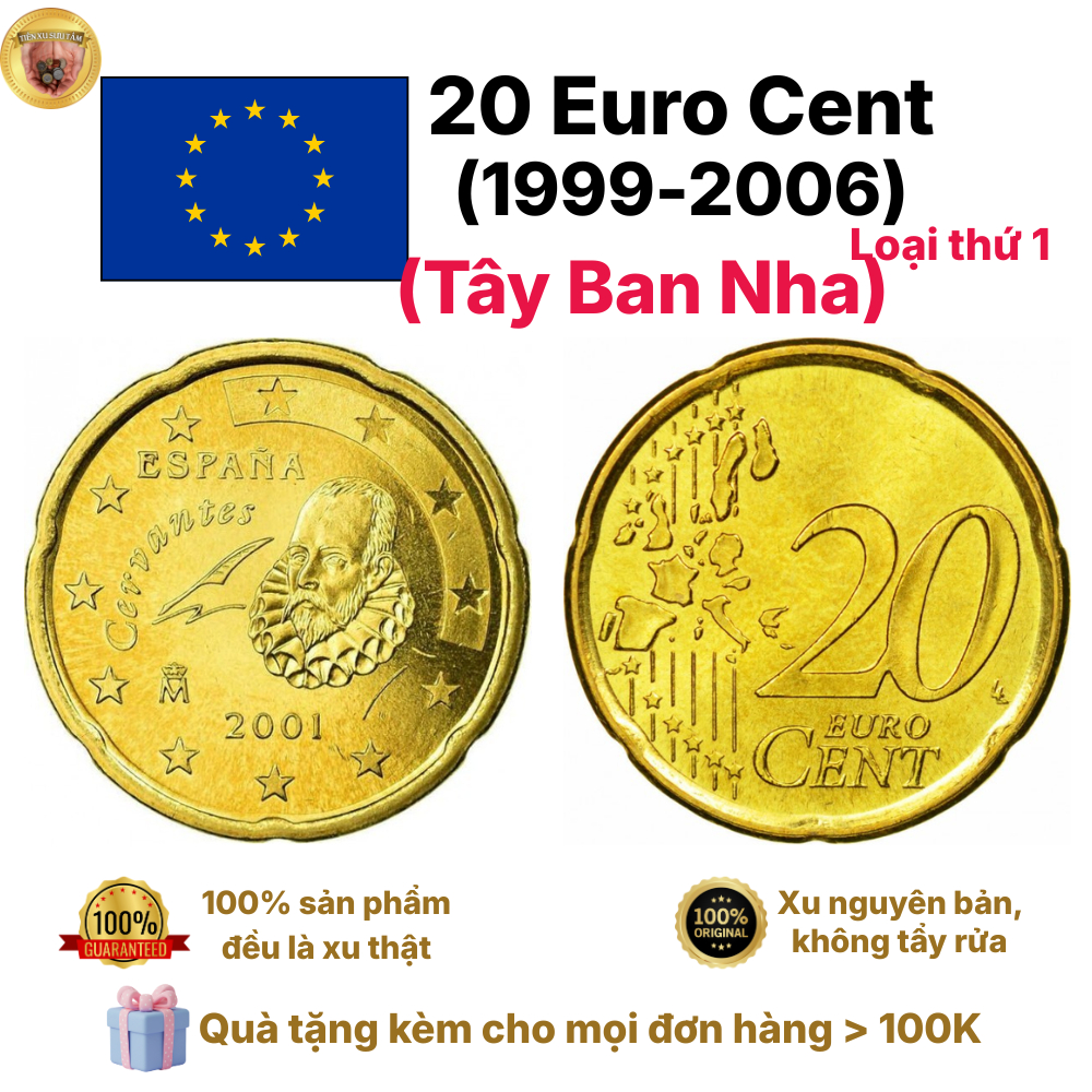 Các mẫu đồng xu 20 Euro Cent của Châu Âu