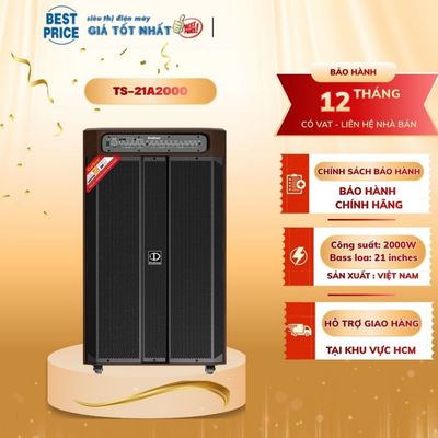 TS-21A2000 Loa Karaoke Dalton – Bass 50cm, 2000W, 2 mic, phù hợp quán ăn, hội trường TS-21A2000