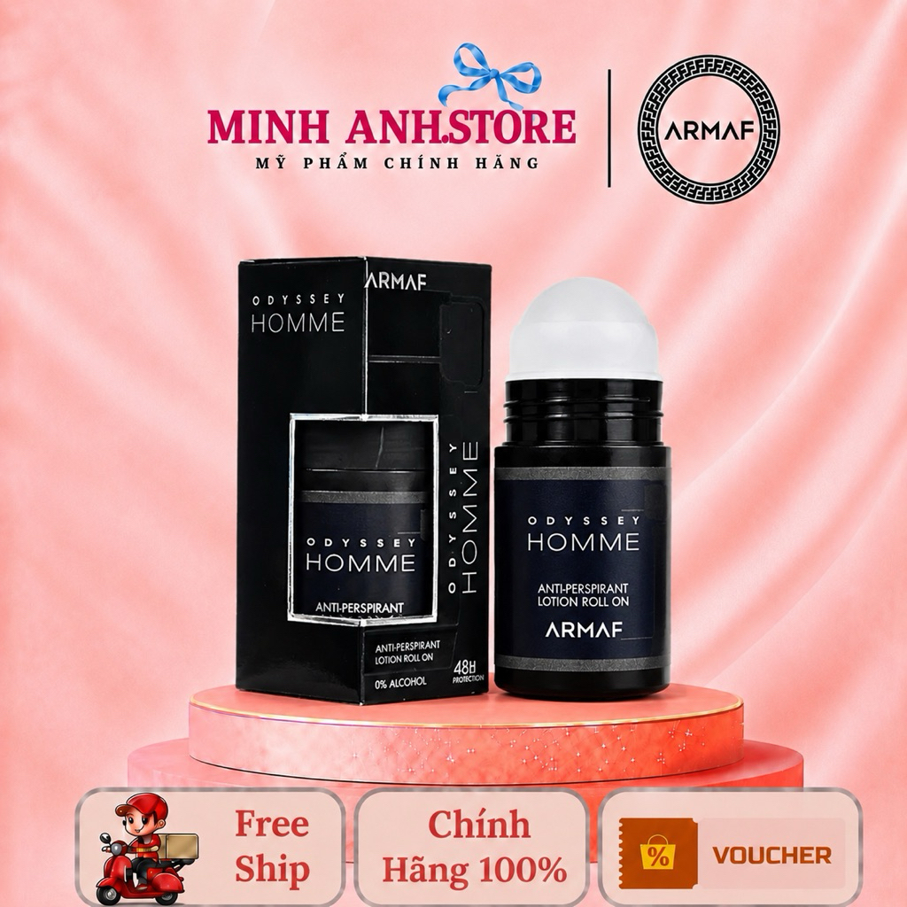Lăn khử Mùi ARMAF Odyssey Homme Black 75ml