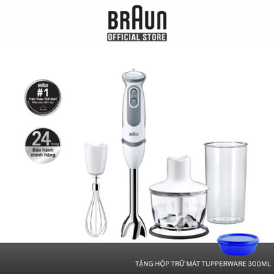 [Hỏa Tốc HCM] Máy xay cầm tay Braun MQ5235, Công suất 1000w, xay nhanh. BH 24 tháng.