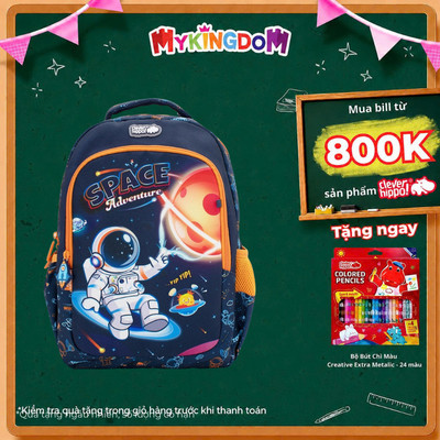 Balo Đi Học, Đi Chơi Easy Go Space Adventure - Astro CLEVER HIPPO BS0126/BLUE
