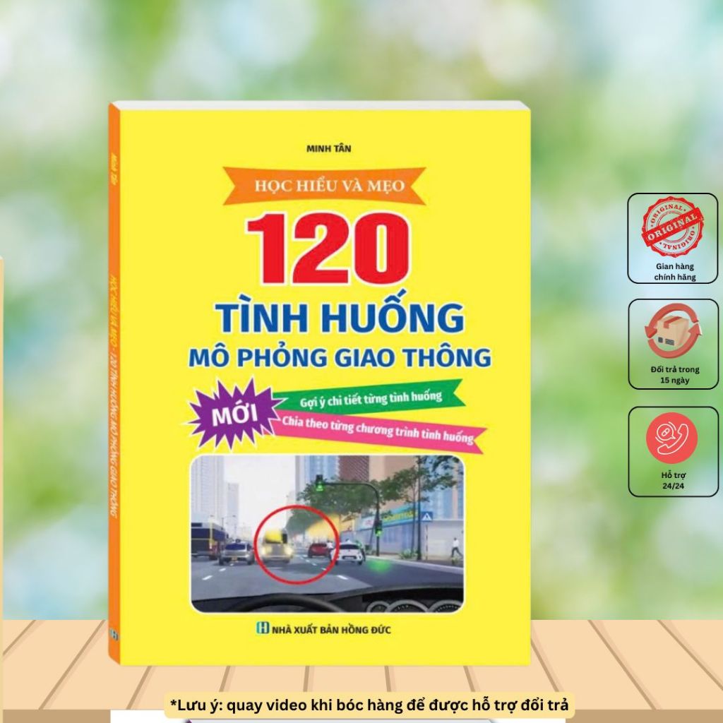 Sách - Học Nhanh 120 Tình Huống Mô Phỏng Giao Thông (in màu)
