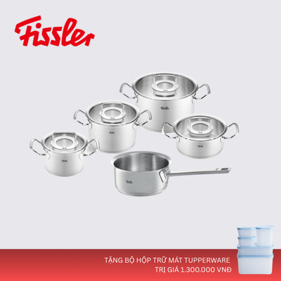 [Trả góp 0%] Bộ nồi 5 món Fissler Original-Profi Collection Novogrill phiên bản giới hạn