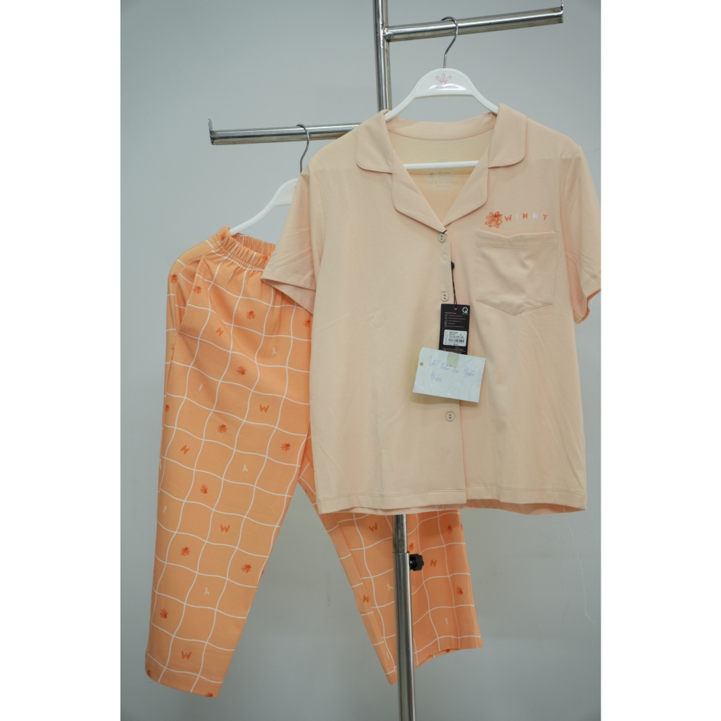 [OUTLET - XẢ KHO] Đồ mặc nhà WINNY Cotton quần lửng tay ngắn 1MNCT25047N