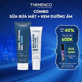 Combo Hỗ Trợ Sáng Da & Kiềm Dầu Balance Active Moisturizer 50ml + SRM Cool Facial Gel 120ml - (Tặng xịt giảm mùi Hunter)