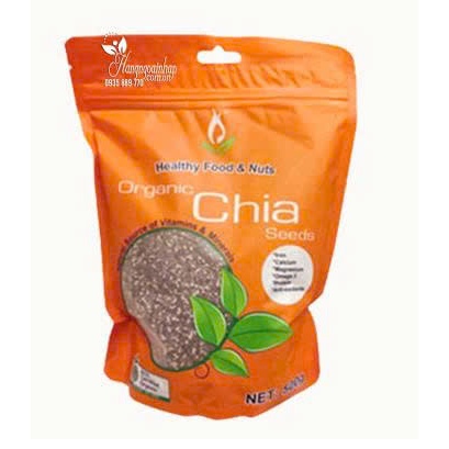 Hạt chia hữu cơ Healthy Food & Nuts 500g ,1000kg (Úc)