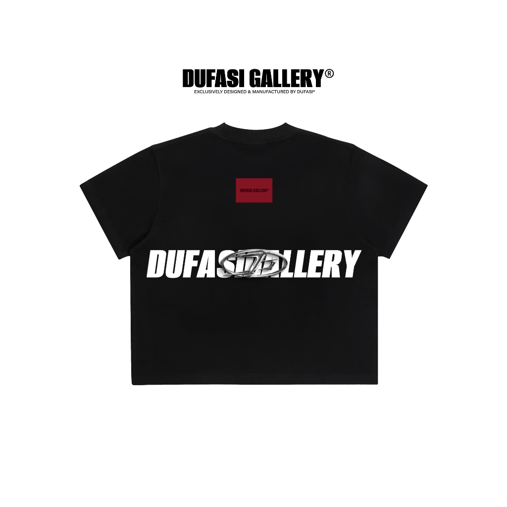 Áo Thun Nam Nữ Unisex Form Boxy DUFASI GALLERY® - 100% COTTON / 300 GSM - TEXT DUFASI GALLERY