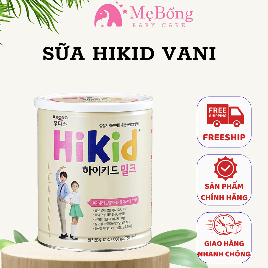 ❤️ Sữa Hikid Bò chính hãng Hàn Quốc, Sữa Hikid Dê, vị Vani, giúp bé tăng chiều cao, giá rẻ