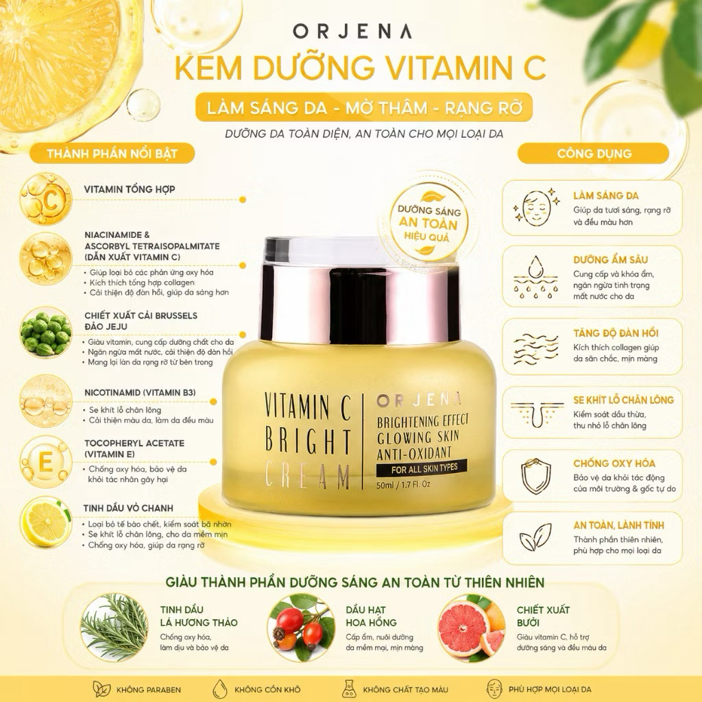 ORJENA Vitamin C BRIGHT CREAM