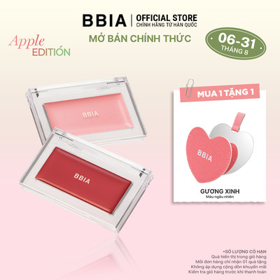 Má hồng kem mỏng nhẹ, bền màu BBIA Ready To Wear Downy Cheek 3.5g