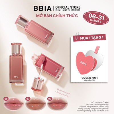 Son tint bóng môi căng mọng tự nhiên BBIA Lucky Shine Tint 4.5g