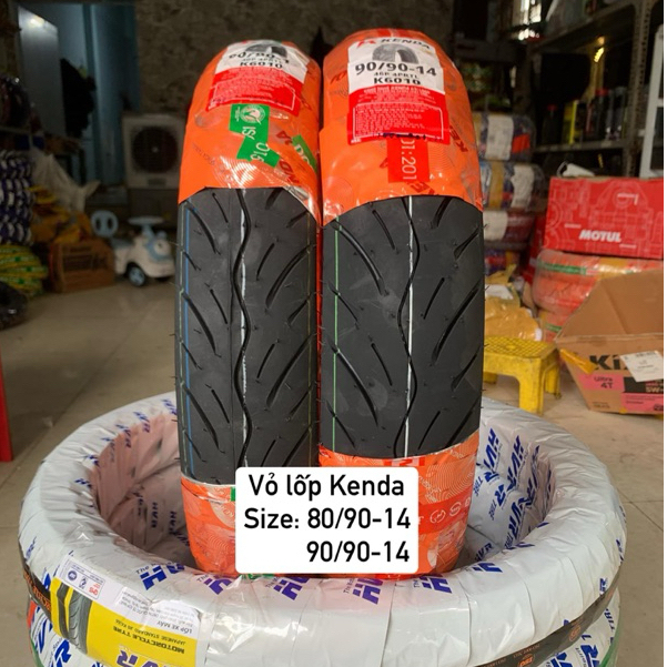 Vỏ lốp Kenda gắn cho AB, Vario, Vison, Click. Vỏ không ruột size 80/90-14 90/90-14