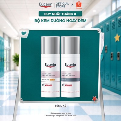 [KOLx Eucerin] Bộ kem dưỡng ban ngày Eucerin Spotless Brightening SPF30 50ml & ban đêm Eucerin Spotless Brightening 50ml