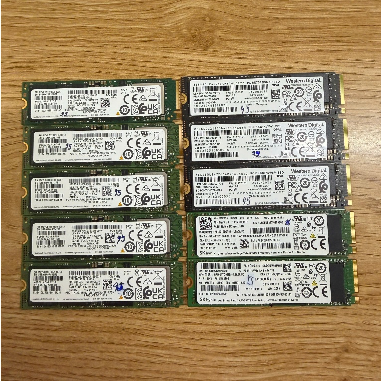 Ổ Cứng NVME 1TB Có Dram Gen 3x4 Tốc Độ Cao, Nhiều Thương Hiệu Lớn