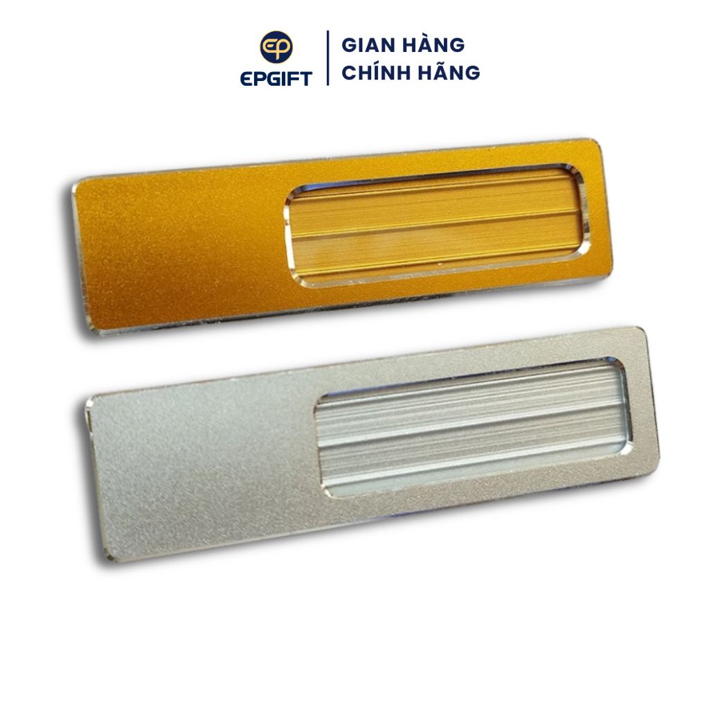 Phôi Bảng Tên Nhân Viên Epvina Gift Chất Liệu Nhôm Hợp Kim Gắn Nam Châm Hoặc Kim Cài