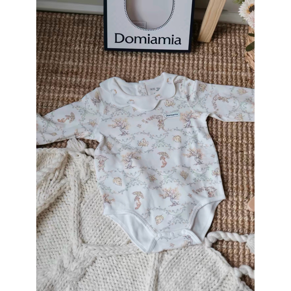 DOMIAMIA-(ORDER) Body Chip dài tay cao cấp thoáng mát cho bé