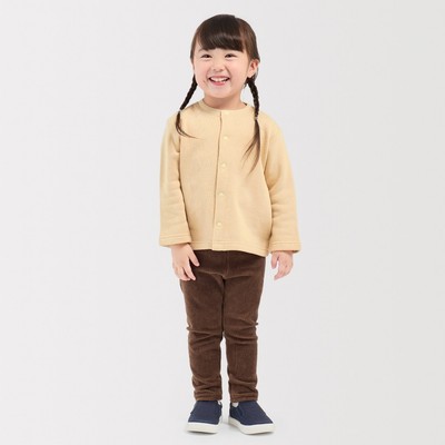 [26AW] MUJI Áo Cardigan Nỉ French Terry-Em Bé