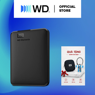Ổ cứng di động Western Digital WD Elements 2.5" 1TB Đen - WDBUZG0010BBK
