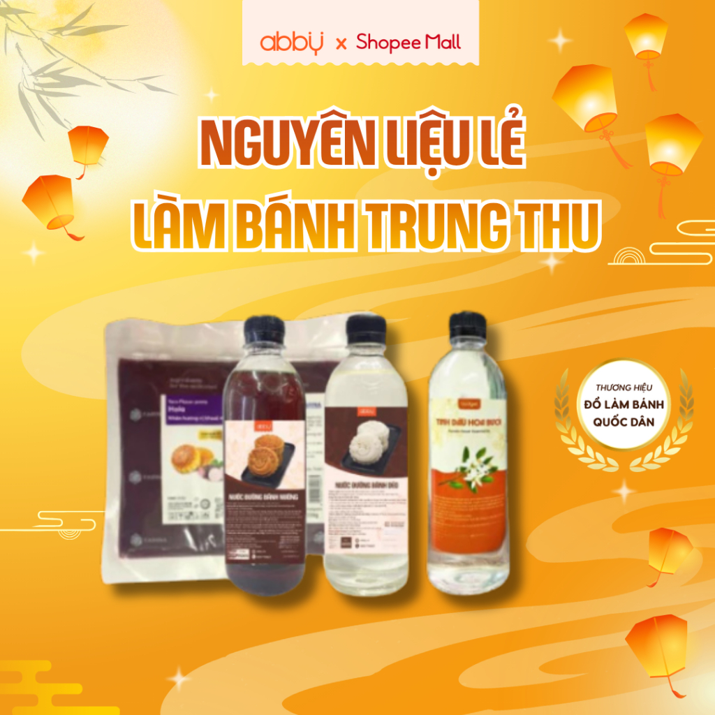 [ABBY] Nguyên Liệu Làm Bánh Trung Thu Thập Cẩm Cao Cấp – Tinh Dầu Hoa Bưởi, Nước Đường Chuẩn Vị - Nh
