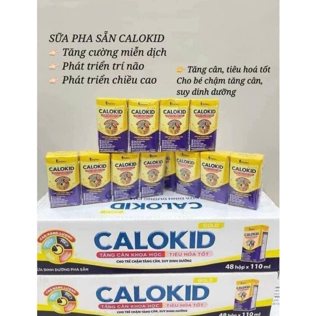 Sữa bột pha sẵn Calokid gold 110ml/180ml