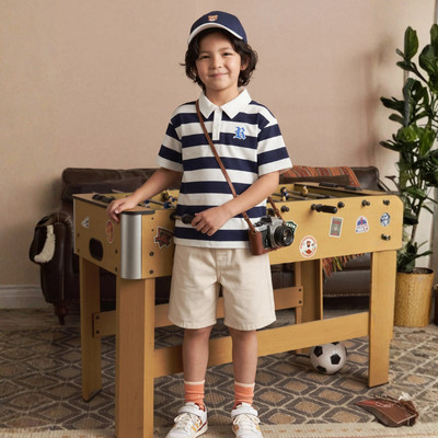 Áo thun cổ polo ngắn tay bé trai Rabity 901.018