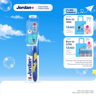 [Giao màu ngẫu nhiên] Bàn chải đánh răng Jordan Individual Clean lông siêu mềm bảo vệ nướu nhạy cảm, xuất xứ Na Uy
