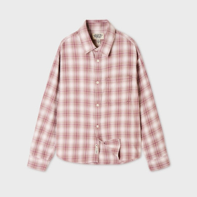 Áo Sơ Mi WHO.A.U Flannel Loose-Fit Check Shirts(F)_WHYCGBT41F