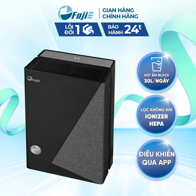 Máy Hút Ẩm Block Cao Cấp FUJIE HM-930ED 30L/Ngày – Lọc Không Khí Bụi Mịn HEPA, Kết Nối Wi-Fi