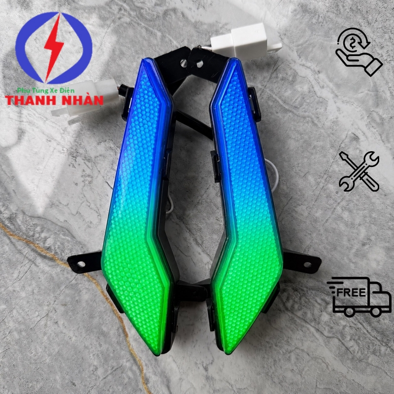 Xi Nhan Xe Điện V1, V1 Plus, GR55 (Có Led Audi) Dành Cho Hãng Lihaze, Zevo, Livo, BV2 (Nguồn Vào 12V