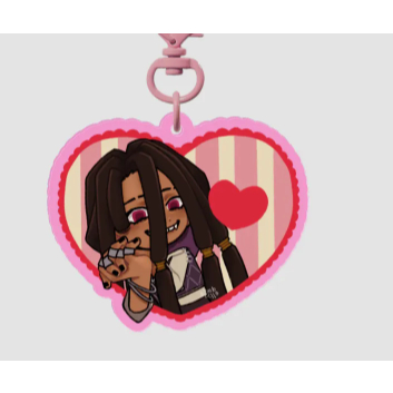 [Gachiakuta] Jabber Heart Colored Acrylic Keychain