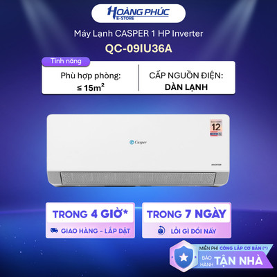 QC-09IU36A -  Máy Lạnh CASPER Inverter QC-09IU36A 1HP {Toàn Quốc}