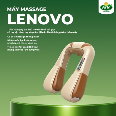 [QUÀ TẶNG] Máy massage Lenovo Arla baby&Me