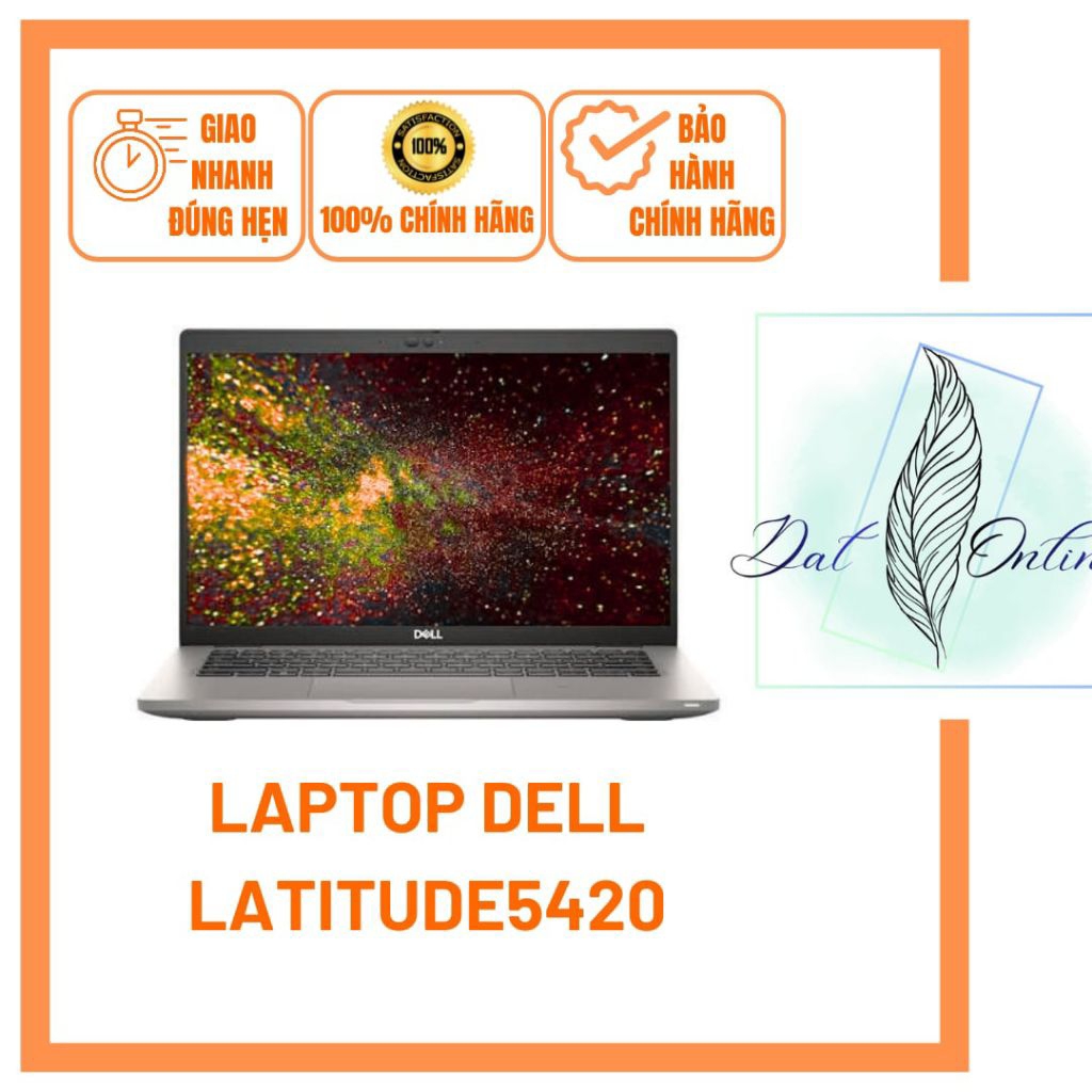 Laptop Dell Latitude 5420 i5 Gen 11 RAM 8GB SSD 256GB 14" FHD Hàng Cũ BH 1 Tháng