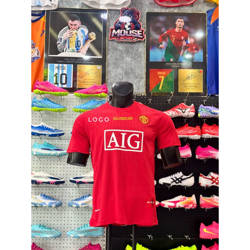 ( Áo Retro) Áo bóng đá Manchester United năm 2008 loại 1