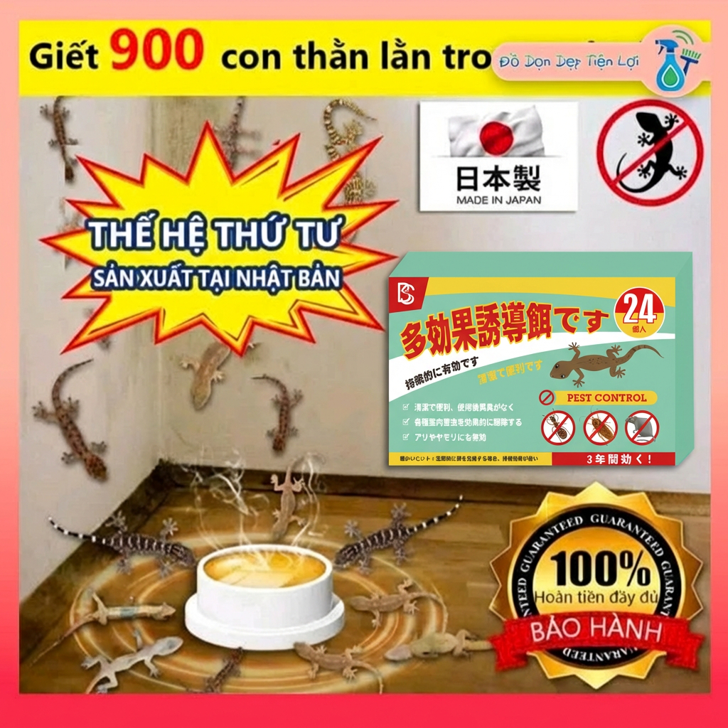 🦎 Tạm biệt thằn lằn Thuốc diệt thằn lằn bả diệt thằn lằn hiệu quả | Đuổi thằn lằn trong nhà & ngoài 