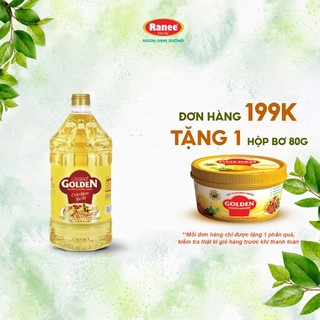 {Đơn 199k tặng hộp bơ} Dầu ăn Ranee Golden 2 lít