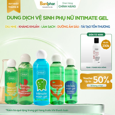[LIVESTREAM] Dung Dịch Vệ Sinh Phụ Nữ Intimate ZIAJA Ba Lan Giúp Dưỡng Ẩm, Làm Sạch Khử Mùi và Cân Bằng pH Tự Nhiên