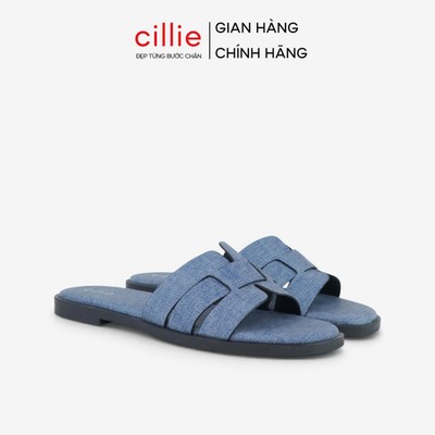 Dép Nữ Quai Đan Cillie Thời Trang Đế Bệt Tiện Lợi Đế Chống Trơn