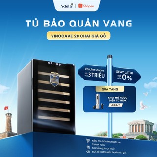 Tủ Bảo Quản Rượu Vang Vinocave 28 Chai Dung Tích 70L SC-28A Làm Lạnh Bằng Chip Bán Dẫn TU1-015-G