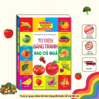 Sách - Từ điển bằng tranh _ Rau củ quả