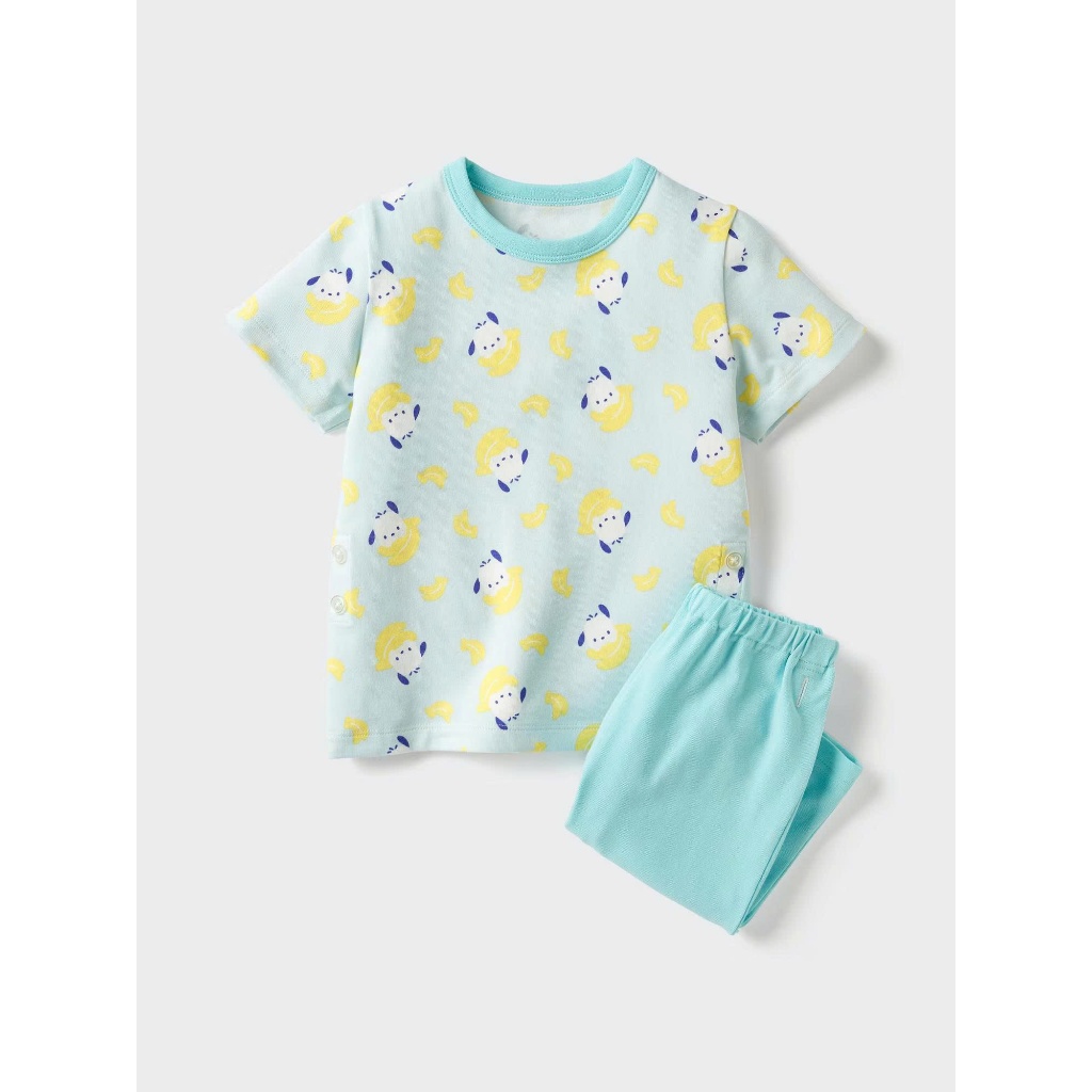 Đồ bộ Pijama họa tiết Pochacco & Chuối Uniqlo cho bé