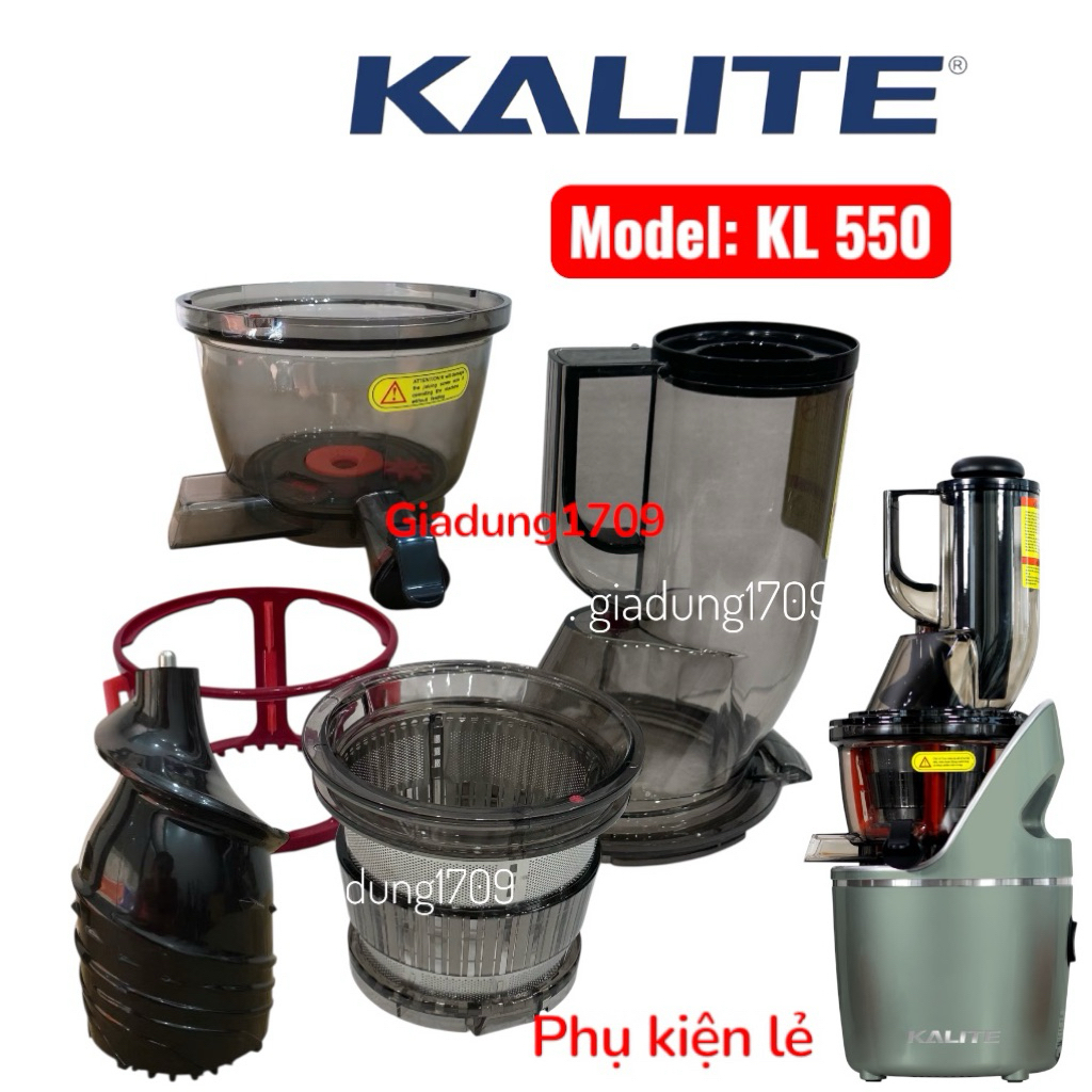 Phụ kiện máy ép chậm Kalite KL-550 Lưới lọc máy ép trái cây Chính hãng Kalite