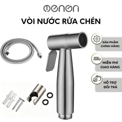 Bộ Vòi Xịt Nhà Vệ Sinh Tăng Áp INOX 304 - Vòi Xịt Toilet Nhà Tắm Dây 150cm - OENON