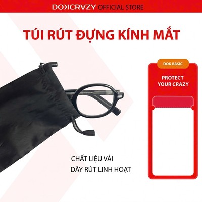 [GIÁ SỈ COMBO] Túi vải dây rút DOKCRAZY đựng gọng kính, kính râm, tiện lợi chống trầy xước ,phụ kiện kính mắt, tiện lợi
