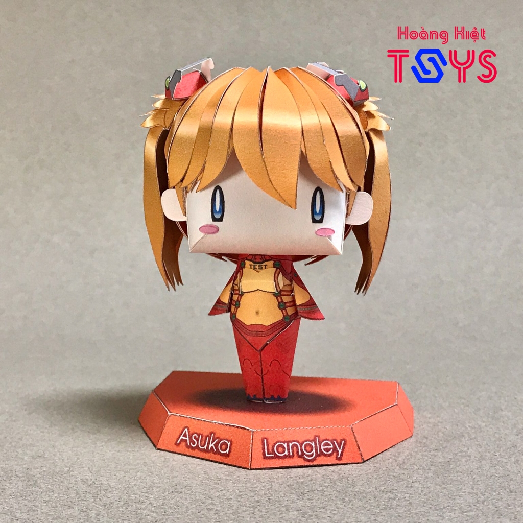 Mô hình giấy anime Chibi Shikinami Asuka Langley Evangelion: 2.0 [Neon Genesis Evangelion/Rebuild of