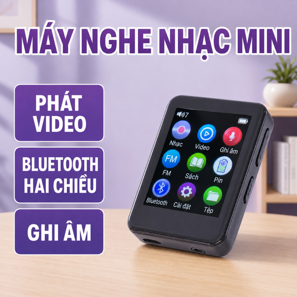 Máy nghe nhạc MP3, máy nhạc sinh viên, máy nghe nhạc học sinh, máy nghe nhạc học tập, máy phát nhạc 