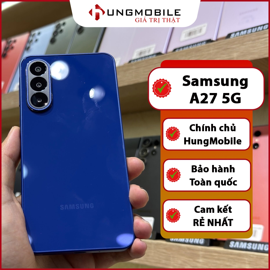 Điện thoại Samsung Galaxy A27 5G 6GB+128GB| Snapdragon 6 Gen 3