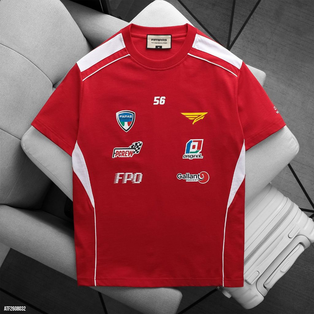 JANSHOP Áo Thun Nam Relaxed  FPO, Chất Cotton Cao Cấp Thoáng Mát, Cá Tính Năng Động Street Racing